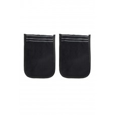 2 Adet Osmanlı Kalın Siyah Banyo Hamam Kesesi 25x17 Cm 