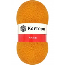 Kristal Çift Katlı El Örgü Lif İpi Portakal K312 