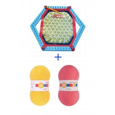 Lifmatik Lif Örme Seti Dokuma Tezgahı ve Lif İpi S4 