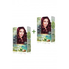 2 Paket Natural Beauty Amonyaksız Saç Boyası 3.66 Patlıcan Moru 
