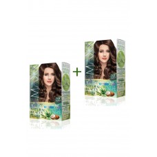 2 Paket Natural Beauty Amonyaksız Saç Boyası 5.0 Açık Kahve 