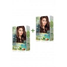 2 Paket Natural Beauty Amonyaksız Saç Boyası 7.7 Karamel Kahve 