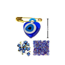 Nazar Boncuklu Çengelli Iğne 25 adet 