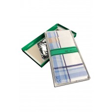 12 adet Pamuklu Lüx Erkek Mendili 40x40 cm 