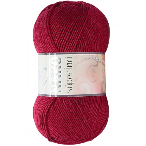 Süper İnci El Örgü İpi 100 gr Vişne Çürüğü 3630