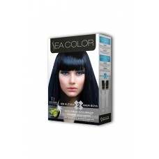 2 Tüp Krem Saç Boyası Seti Mavi Siyah No:1.1 