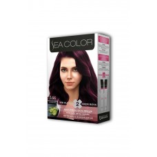 2 Tüp Krem Saç Boyası Seti Patlıcan Moru No:3.66 