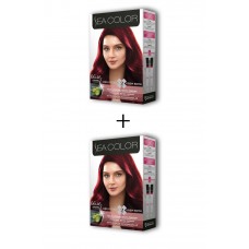 2X2 Tüp Krem Saç Boyası Seti Ateş Kızılı No:66.46 