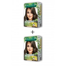 2X2 Tüp Krem Saç Boyası Seti Yoğun Küllü Kumral No:7.11 