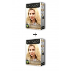 2X2 Tüp Krem Saç Boyası Seti Buğday Sarısı No:9.0 