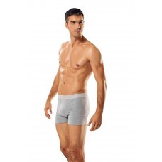 3 adet Tutku Likralı Erkek Gri Boxer 0114 