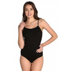 3 adet Tutku Kadın İp Askılı Siyah Çıtçıtlı Body 0148 