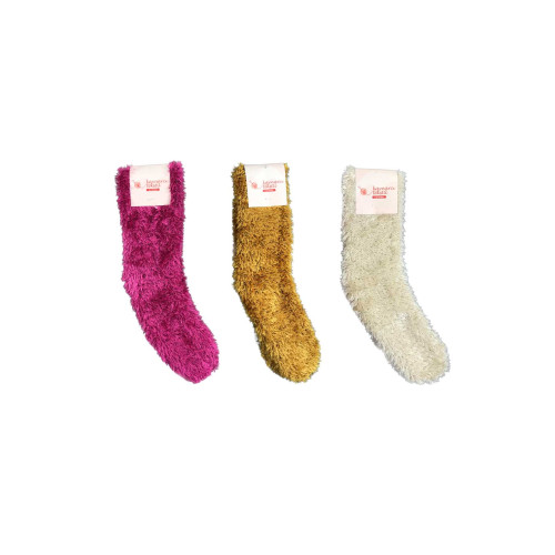 3 Adet Dikişsiz Tüylü Sıcak Tutan Ev Çorabı