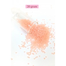 Dökme Cam Kum Boncuk (11/0) 2 mm - 20 Gram -  Pudra - BNC025 