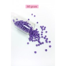 Dökme Cam Kum Boncuk Büyük Boy (6/0) 4 mm - 60 Gram - Mor - BNC116 