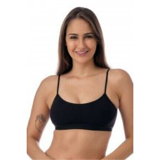 Pedli İp Askılı Siyah Büstiyer 