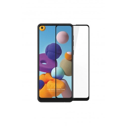 Samsung A21S Uyumlu 9d Tam Kaplayan Parmak Izi Bırakmayan Ekran Koruyucu Film
