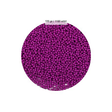 Fuşya Renk 4 mm Yaklaşık 1100 adet / 100 gram Cam Boncuk Oya Yazma Bileklik ve Kolye 