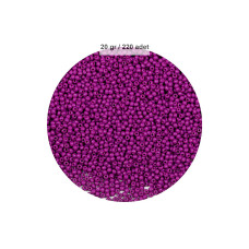 Fuşya Renk 4 mm Yaklaşık 220 adet/20 gram Cam Boncuk Oya Yazma Bileklik ve Kolye 