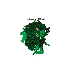 Koyu Yeşil 15 x 5 mm Dantel Oya Yazma Halhal Abiye Lazer Kesim Pul 1000 adet / 40 gram 