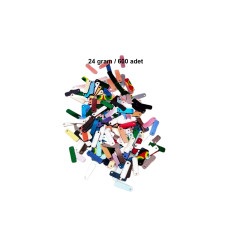 Karışık Renkler 15 x 5 mm Dantel Oya Yazma Halhal Abiye Lazer Kesim Pul 600 adet / 24 gram 