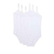 3 Adet İp Askılı Kadın Çıtçıtlı Body Beyaz 