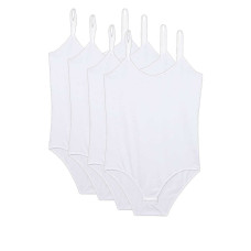 4 Adet İp Askılı Kadın Çıtçıtlı Body Beyaz 