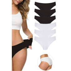 6 Adet Kadın Dikişsiz Lazer Kesim Esnek İz yapmayan Külot S1 