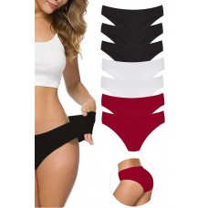 7 Adet Kadın Dikişsiz Lazer Kesim Esnek İz yapmayan Külot S8 