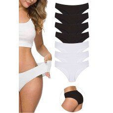 7 Adet Kadın Dikişsiz Lazer Kesim Esnek İz yapmayan Külot S1 