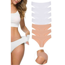 7 Adet Kadın Dikişsiz Lazer Kesim Esnek İz yapmayan Külot S3 