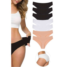 7 Adet Kadın Dikişsiz Lazer Kesim Esnek İz yapmayan Külot S4 