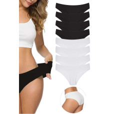 8 Adet Kadın Dikişsiz Lazer Kesim Esnek İz yapmayan Külot S1 