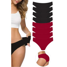 8 Adet Kadın Dikişsiz Lazer Kesim Esnek İz yapmayan Külot S4 