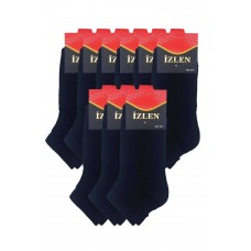 Siyah Erkek Kısa Spor Çorap 9 Çift 