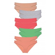 10 adet Süper Eko Set Likralı Kadın Slip Külot Soft Renkler 