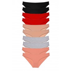 10 adet Süper Eko Set Likralı Kadın Slip Külot 501 