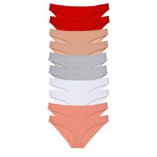 10 adet Süper Eko Set Likralı Kadın Slip Külot 505 