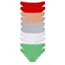 10 adet Süper Eko Set Likralı Kadın Slip 506 