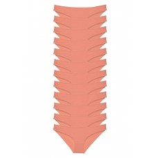 12 adet Süper Eko Set Likralı Kadın Slip Külot Pudra