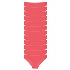 12 adet Süper Eko Set Likralı Kadın Slip Külot Fuşya 