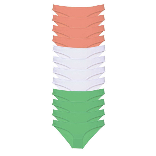 12 adet Süper Eko Set Likralı Kadın Slip Külot 510