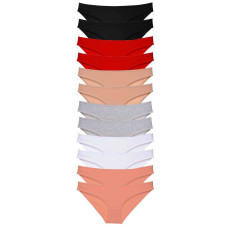 12 adet Süper Eko Set Likralı Kadın Slip Külot Set 1 