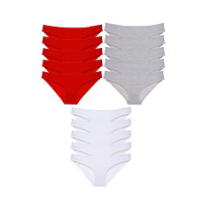 15 adet Süper Eko Set Likralı Kadın Slip Külot 515 