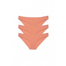 3 adet Süper Eko Set Likralı Kadın Slip Külot Pudra 