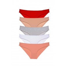 5 adet Süper Eko Set Likralı Kadın Slip Külot 523 