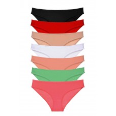 7 adet Süper Eko Set Likralı Kadın Slip Külot Set 5 