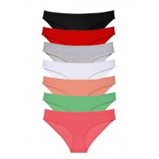 7 adet Süper Eko Set Likralı Kadın Slip Külot Set 6 