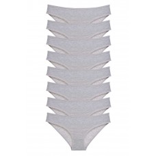8 adet Süper Eko Set Likralı Kadın Slip Külot Gri