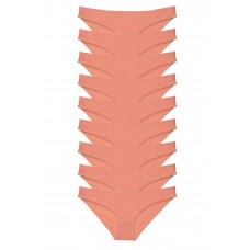 9 adet Süper Eko Set Likralı Kadın Slip Külot Pudra 